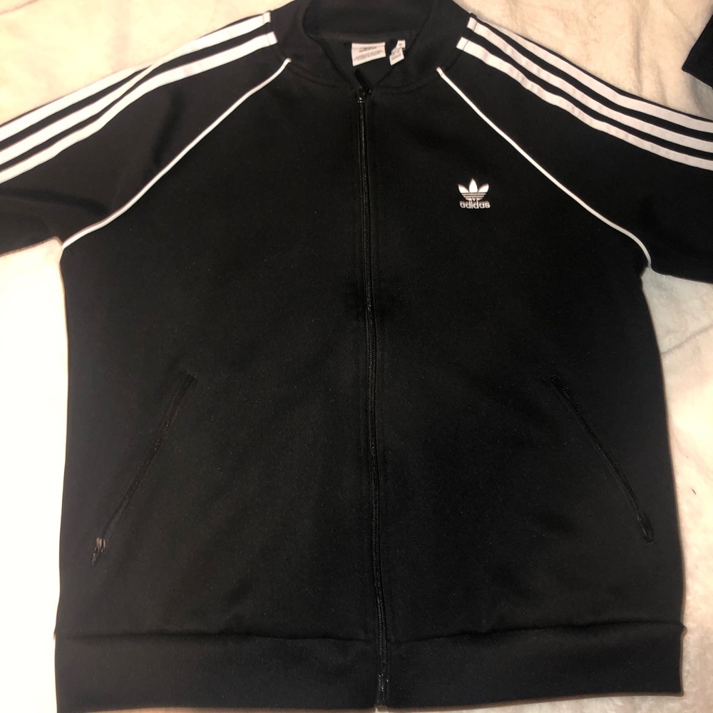 Adidas full zip track sweatshirt :)